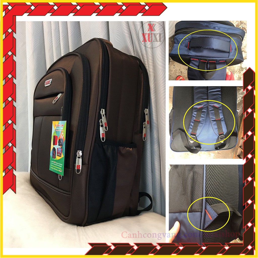 BALO LAPTOP SIÊU RỘNG 15 6 INCH HƠN - BA LÔ DU LỊCH NAM NỮ CHẤT LƯỢNG ĐI HỌC ĐI LÀM 4 TẦNG - XUXI XUBL054