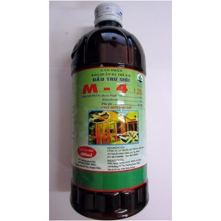 Dầu trừ mối M-4 480ml - Phòng trừ mối, bảo vệ nhà cửa, kho tàng, đền chùa, chuồng trại làm bằng gỗ, tre, nứa, lá