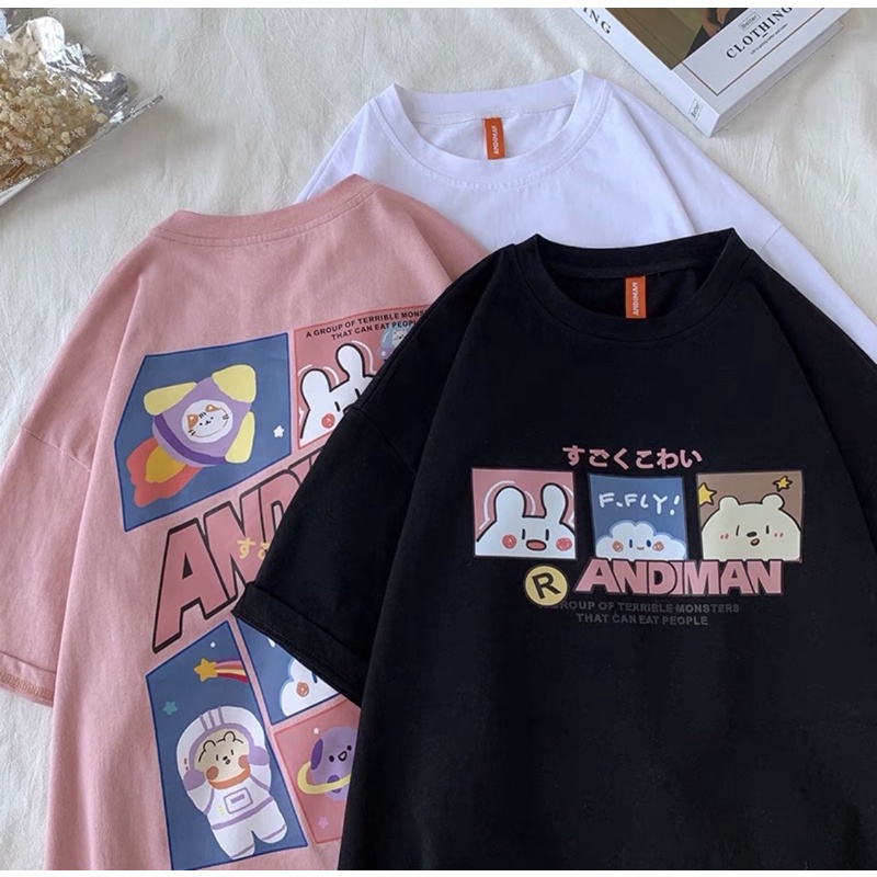 Áo phông cotton unisex, áo thun tay lỡ nam nữ form rộng thấm hút mồ hôi in hình RETUARN | BigBuy360 - bigbuy360.vn