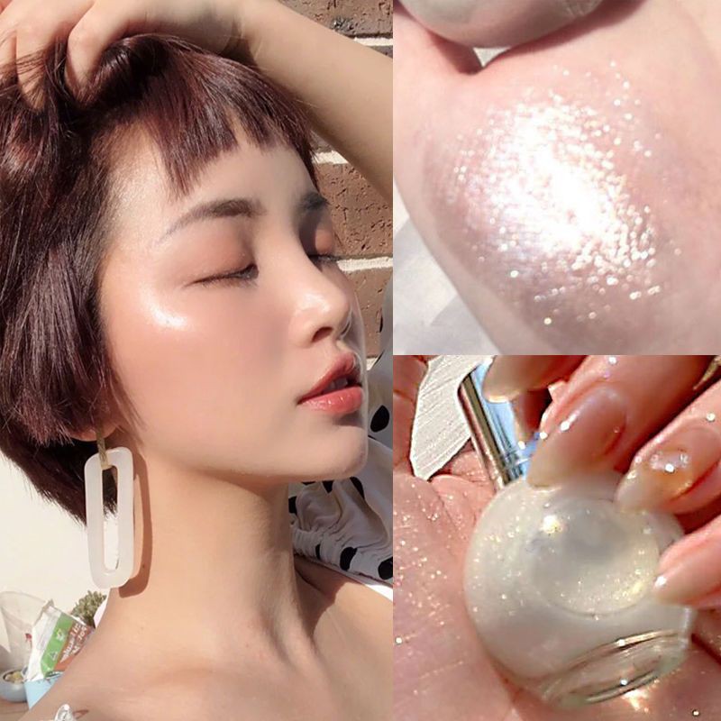 Chai Nhũ Lỏng Dạng Lăn Bắt Sáng Highlight Căng Bóng Da Bền Màu Lâu Trôi Nhũ Lỏng GUICAMI Bling Bling Lấp Lánh