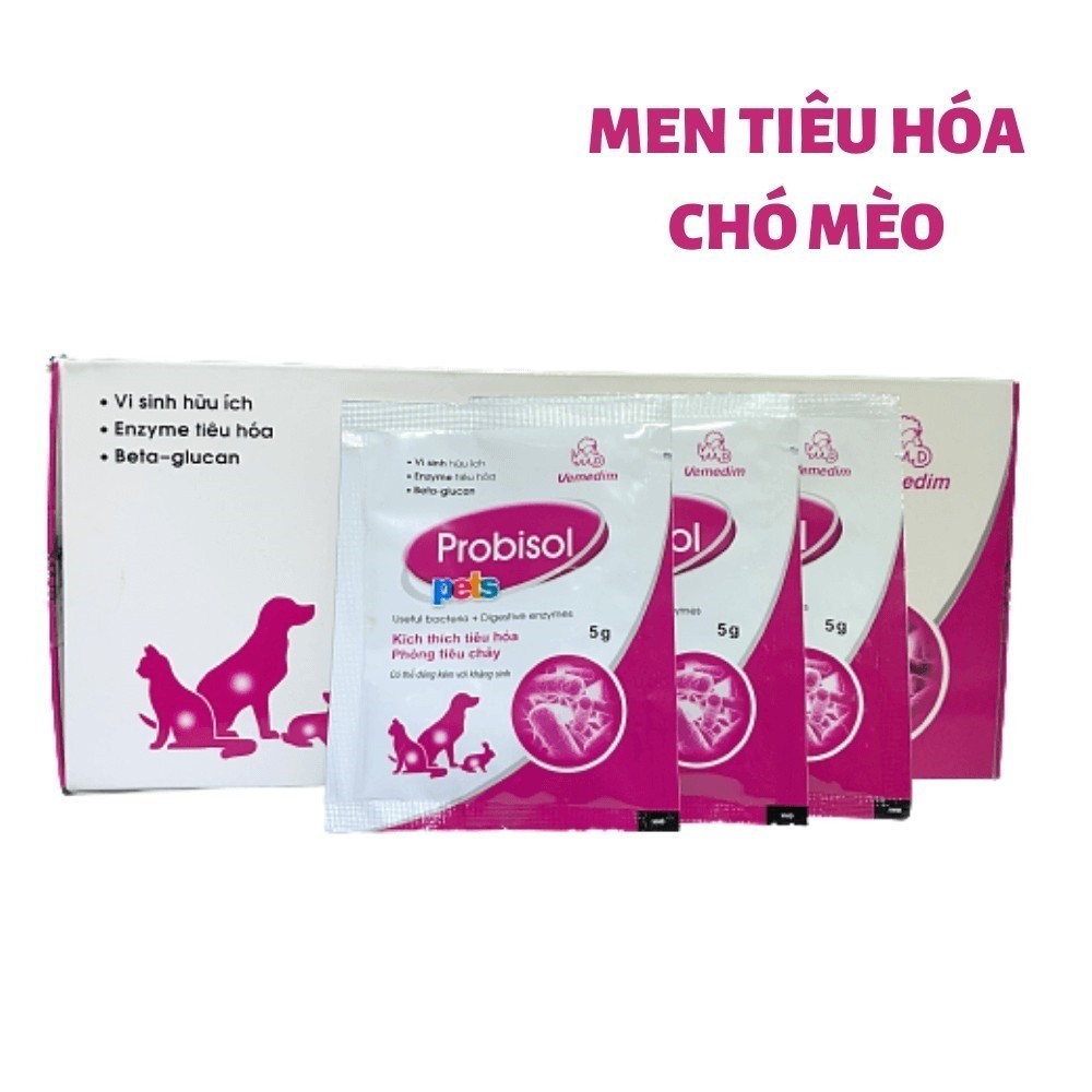 [HỎA TỐC HCM] 1 GÓI PROBISOL MEN TIÊU HÓA CHO CHÓ MÈO