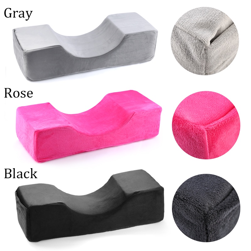 Mở rộng hàng lông mi bằng vải Flannel cọc lông mi piling được thêm vào thẩm mỹ viện bằng cổ đỡ đầu