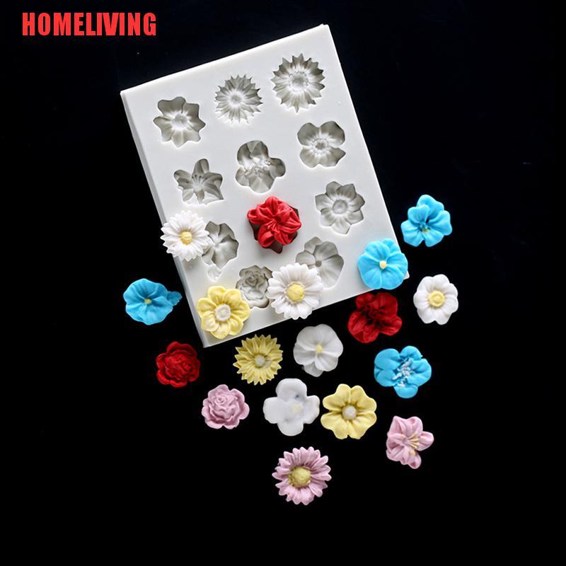 Khuôn Silicone Tạo Hình Hoa Hướng Dương 3D Trang Trí Bánh