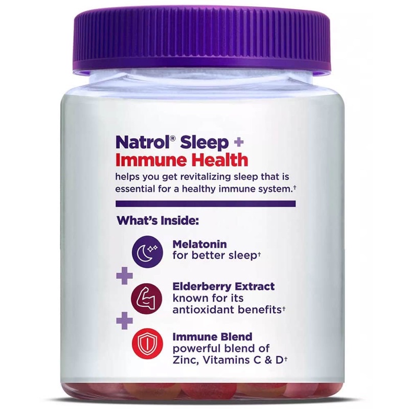 Kẹo ngủ Natrol melatonin 10mg, hỗ trợ ngủ ngon, tăng miễn dịch