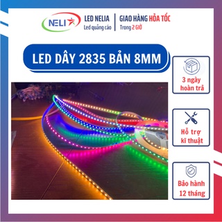 Cuộn led dây 5m bản 8mm chip led 2835 120 led/m siêu sáng.