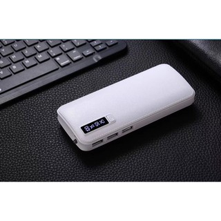 SẠC DỰ PHÒNG GIẢ DA SS/OPPO LCD 30000MAH / HIỂN THỊ CAO CẤP - SẠC CỰC NHANH