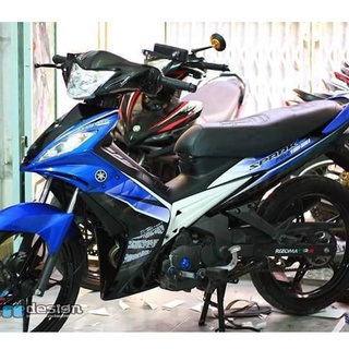 Tem Rời Exciter Spark Thái Xanh Đen