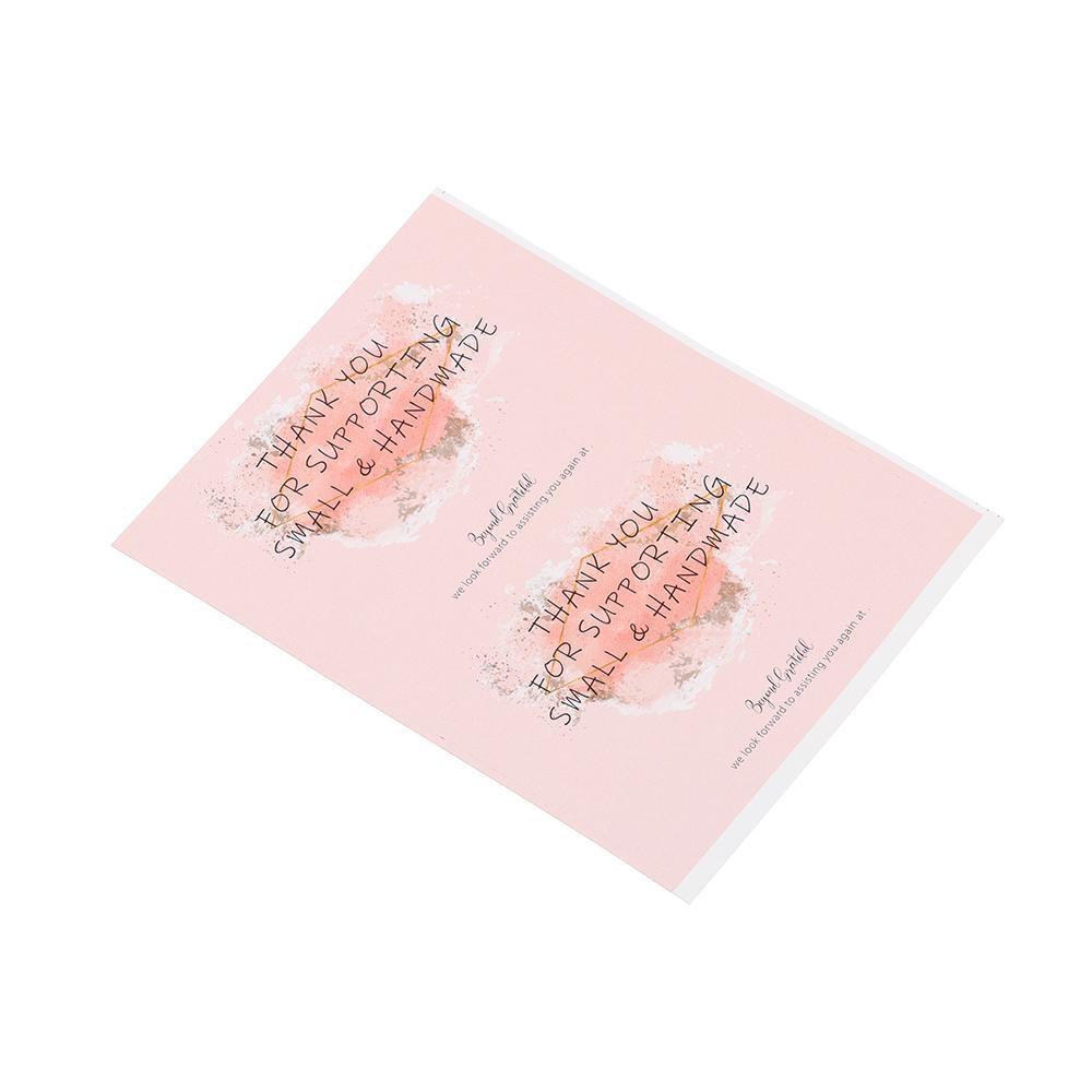 WTTLE Set 50 Sticker Chữ Thank You Dán Trang Trí Quà Tặng