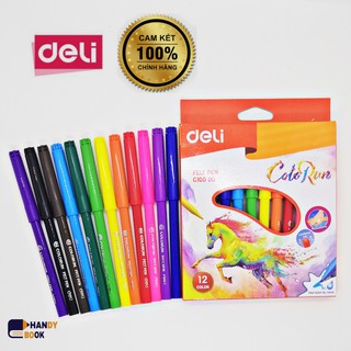 Bút Dạ Nước Deli 12 Màu – Coto Run