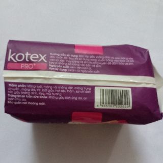 Combo 8 gói BVS Kotex Pro siêu mỏng cánh