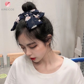 Kẹp tóc nơ bản to tiểu thư hot trend Hàn Quốc