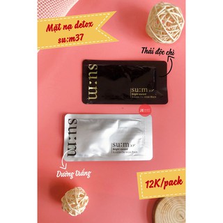 Mặt nạ sủi bọt thải độc da Sum37