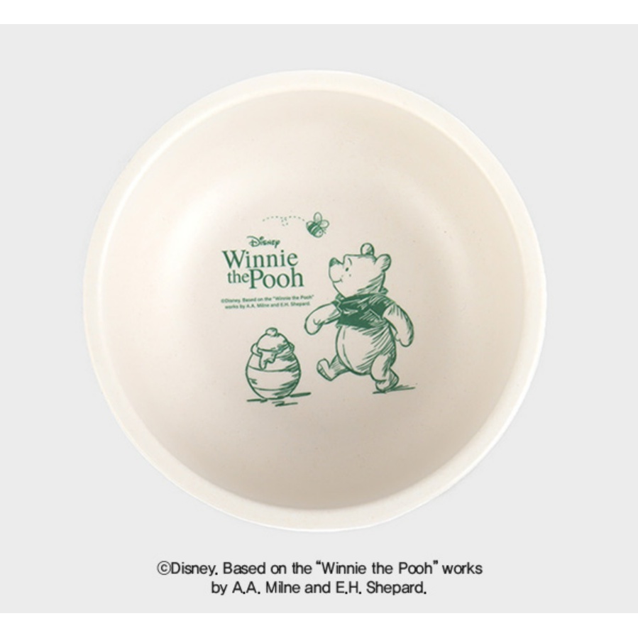 DAISO Tô Gỗ Hình Gấu Pooh Kích Thước 12cm / 13cm / 16cm