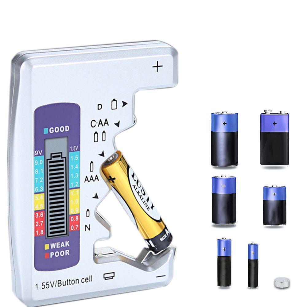 Dụng Cụ Phân Tích Tải Pin AAA AA ABS Màn Hình LCD Sáng Tạo