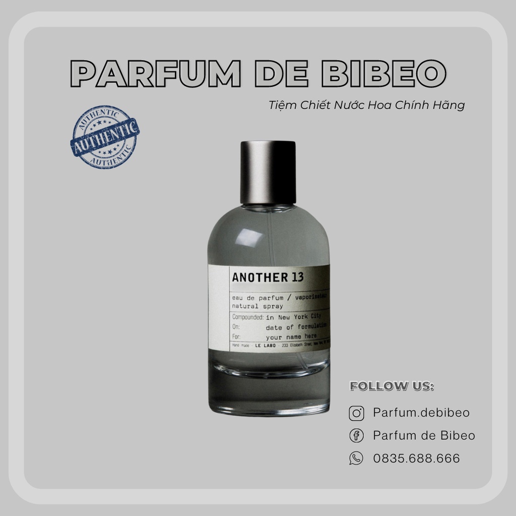Parfum de Bibeo-Nước hoa thử chính hãng Another 13