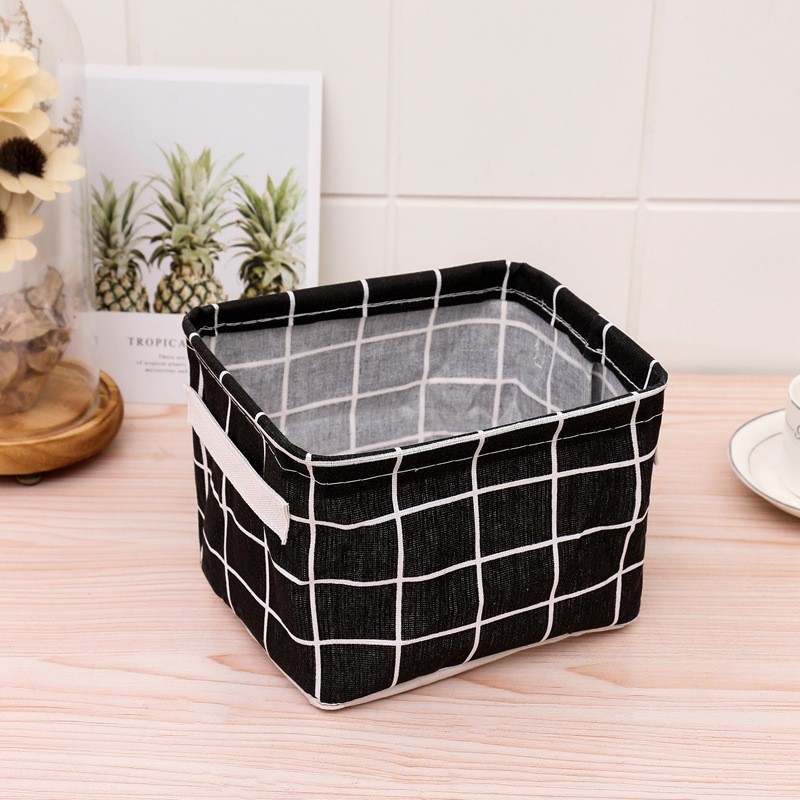 Giỏ vải gấp gọn đựng,quần áo, đồ cá nhân, văn phòng xinh xắn, đa năng 2357 SHIPNHANH88