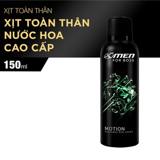 🍀🍀Xịt Khử Mùi X-men For Boss Motion - 150ml