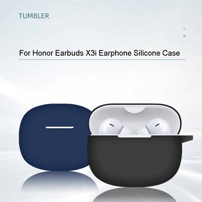 Vỏ Bảo Vệ Hộp Sạc Tai Nghe Không Dây Honor Earphone X3i Bằng Silicon Chống Trầy Xước Chống Sốc Có Thể Giặt