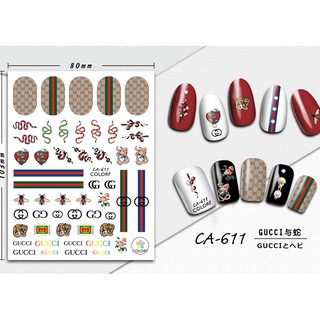 sticker dán móng tay logo, thương thiệu