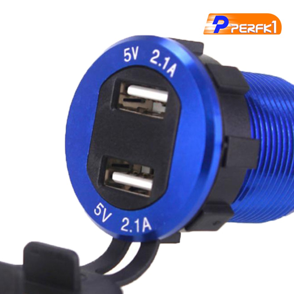 Bộ Sạc Usb 12v-30v Chống Thấm Nước Chuyên Dụng Cho Xe Mô Tô