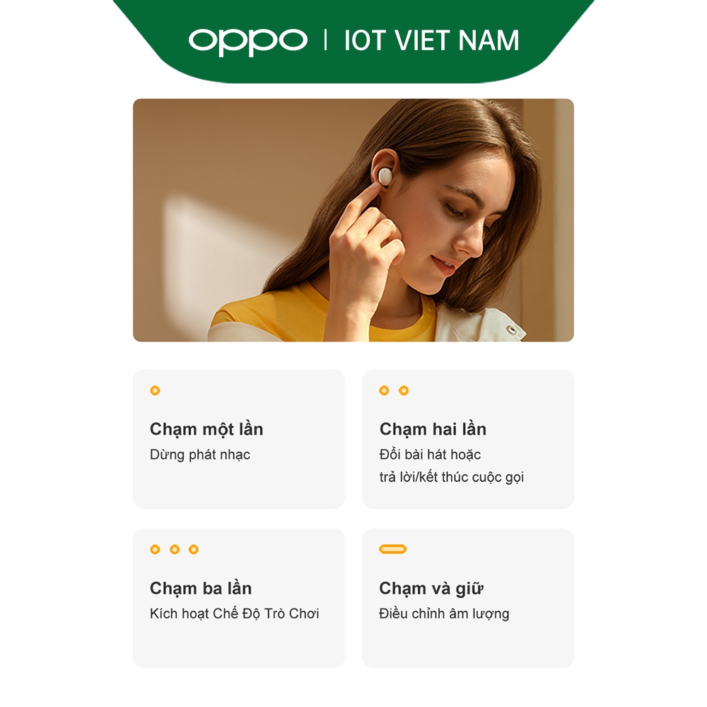 Tai Nghe OPPO Enco Buds_Hàng chính hãng