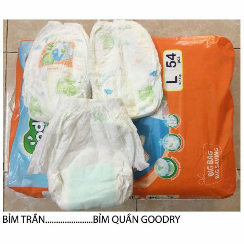 Bỉm/ Tã quần Goodry size M60 /L54/ XL48/ XXL44