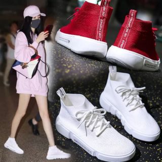 Giày thể thao cá tính cổ chun