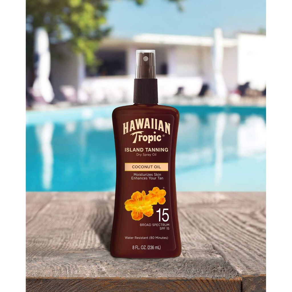 Dầu tắm nắng Hawaiian Tropic Dark Tanning oil 236ml