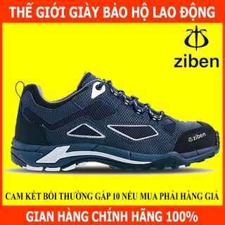 Giày bảo hộ hàn quốc ziben 162 da thật chống thấm nước, mũi thép chống va đập mạnh