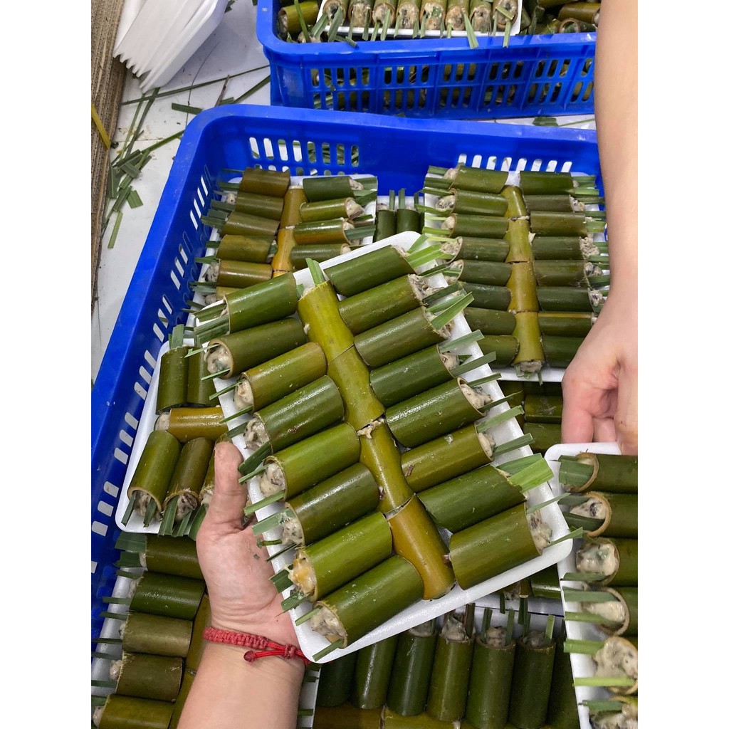 Chả ốc nhồi ống tre nứa vĩ 20 ống +-500gr