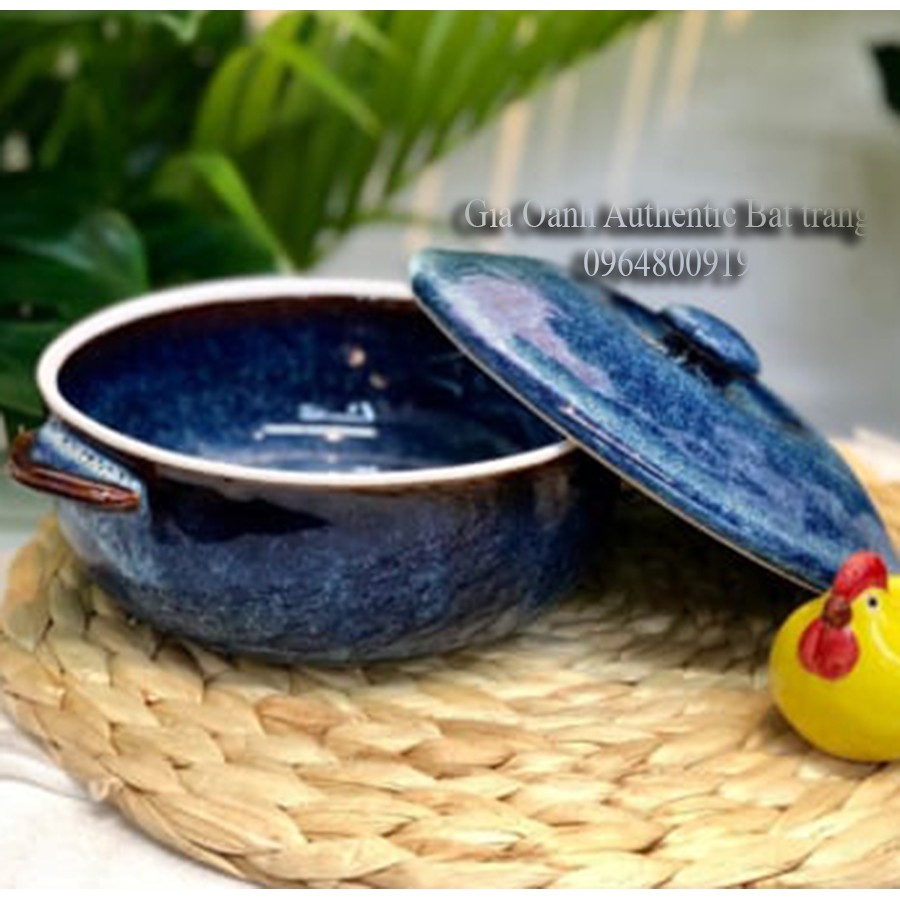 Âu cơm men hỏa biến CAO CẤP - Xưởng gốm Sứ Gia Oanh Authentic Bát tràng