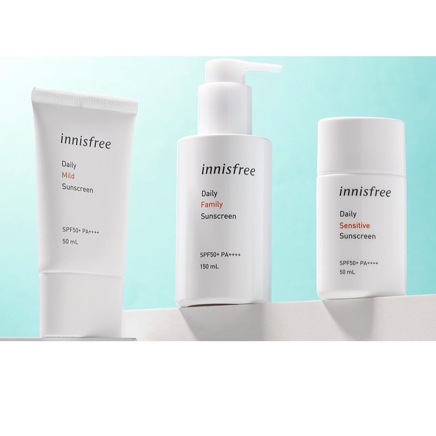 Kem Chống Nắng Dạng Nước Water-base Innisfree Daily Mild Sunscreen SPF50+/PA++++ 50ml | BigBuy360 - bigbuy360.vn