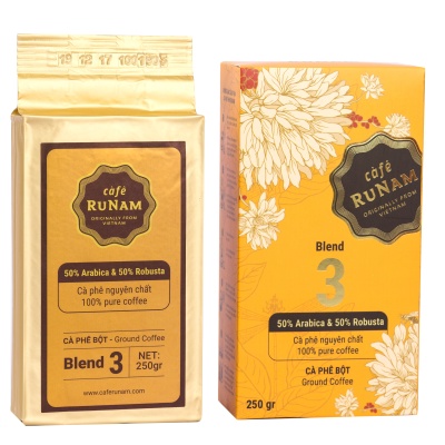 CÀ PHÊ RUNAM COFFEE SỐ 3 BỘT LOẠI 250GR