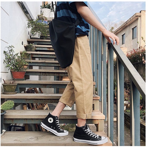 Quần Kaki Baggy  Cạp Chun Nam Nữ Unisex cao cấp