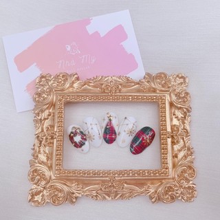 [Nail Box] móng úp thiết kế noel