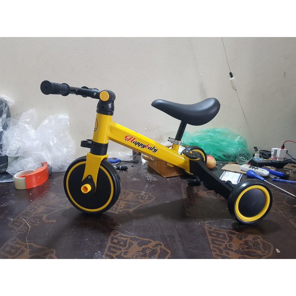 Xe đạp thăng bằng kiêm chòi chân 3in1 cho bé - Chính Hãng HAPPY BABY
