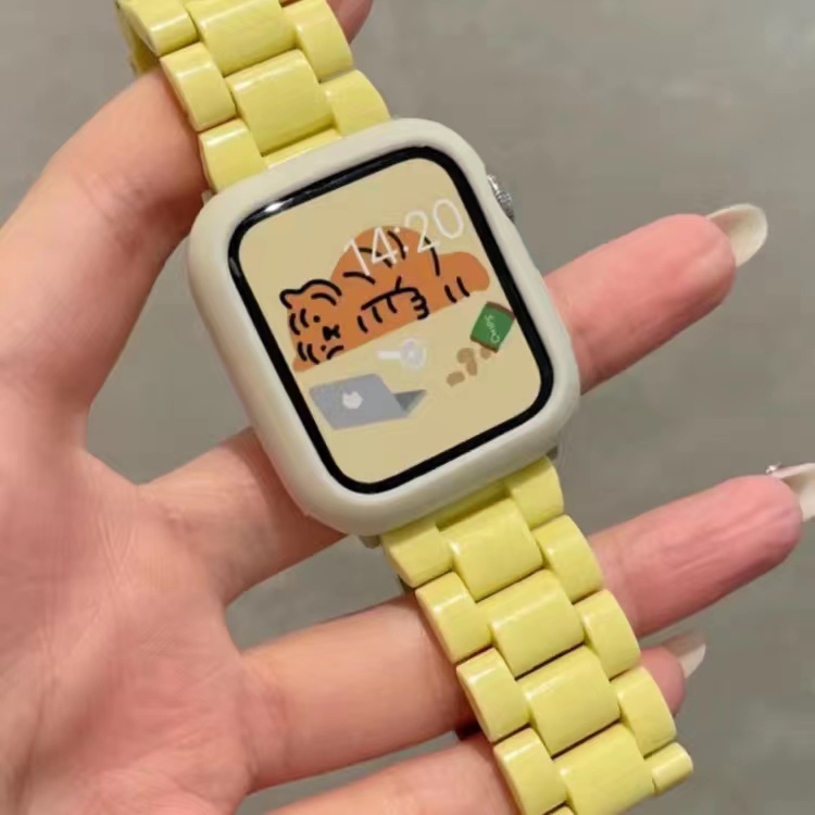 Ốp Bảo Vệ 2 Trong 1 Bằng Nhựa Màu Kẹo Cho iwatch 4 3 2 44mm 40mm 40mm 42mm 38mm 4 3 2 49mm