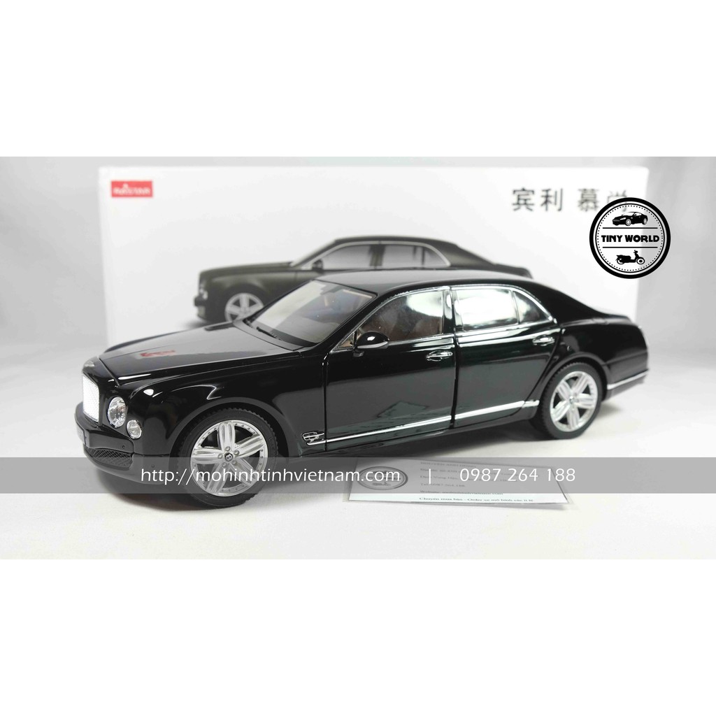 BENTLEY MULSANNE (ĐEN) 1:18 RASTAR