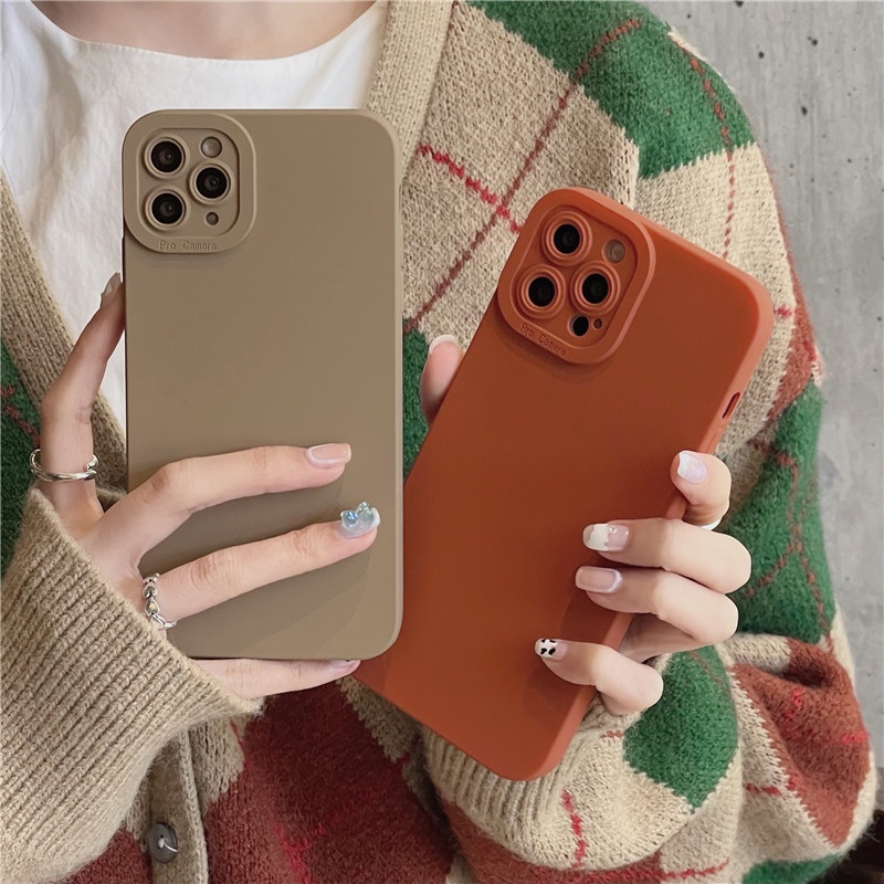 Ốp điện thoại TPU mềm mỏng chống sốc bảo vệ lens camera mới cho iPhone 12 11 Pro Max X Xs Max XR 8 7 Plus