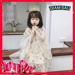 [SIÊU PHẨM] - VÁY CÔNG CHÚA BÉ GÁI BLINK BLINK CÓ ĐÍNH SAO ÓNG ÁNH KÈM CÁNH TIÊN ĐÍNH SAU LƯNG