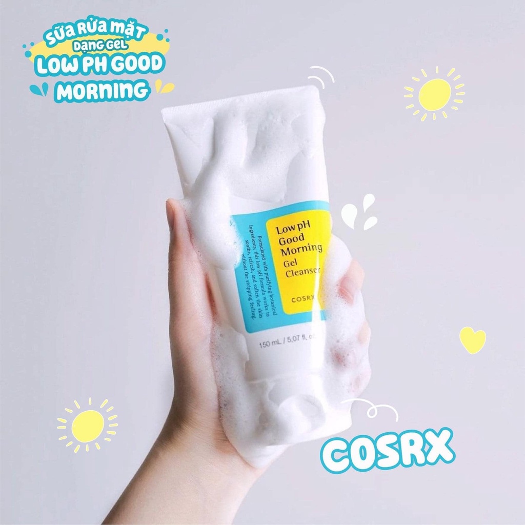 Sữa Rửa Mặt Dạng Gel Cosrx Low pH Good Morning Gel Cleanser 150ml