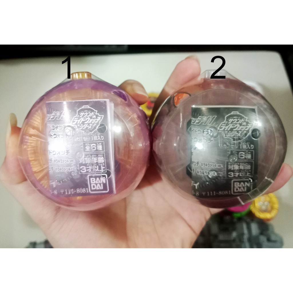 Đồ chơi Gashapon Ridewatch New Full Box. Hàng Chính Hãng Bandai Ride Watch Kamen Rider Zi-O GP Box đẹp Nguyên Seal