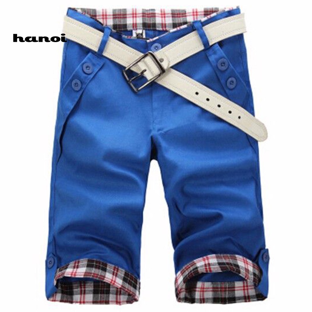 Hn HN HN♥Quần Lửng Họa Tiết Kẻ Sọc Thời Trang Mùa Hè Dành Cho Nam