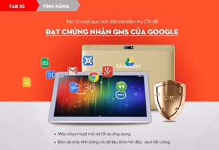 2.290k MÁY TÍNH BẢNG MASSTEL TAB 10 10"
