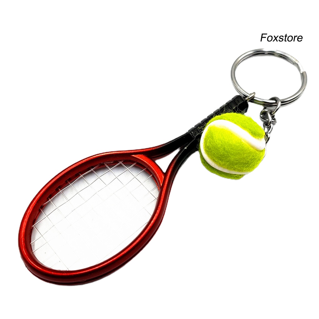 Móc Khóa Hình Vợt Tennis Mini Xinh Xắn