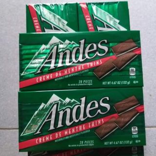 COMBO 4 HỘP KẸO SOCOLA ANDES BẠC HÀ NHẬP TỪ MỸ.