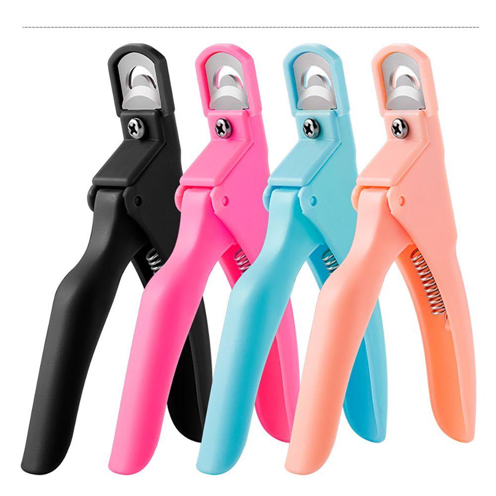 Kềm Cắt Móng Tay Giả Cạnh Tròn Bằng Nhựa