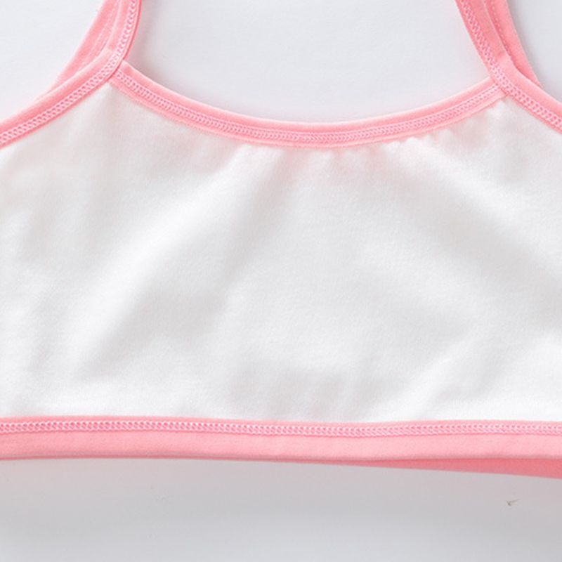 Áo Ngực Cotton Cổ Chữ U Phối Ren Họa Tiết Chấm Bi Màu Sắc Ngọt Ngào Thoáng Khí Thời Trang Cho Nữ
