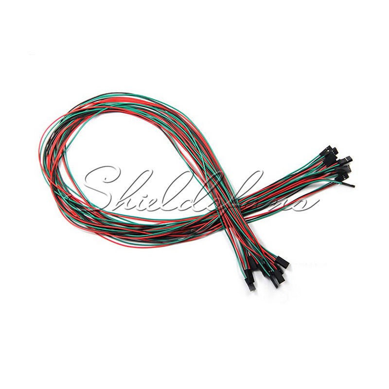 2PCS 70cm 3Pin Cable Set Female-Female Jumper Wire 3D Printer Reprap Arduino S