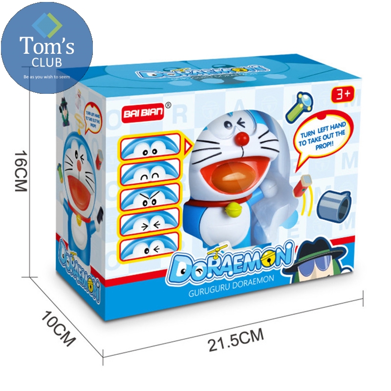 Anime Doraemon Figures Robot Face/Eyes Changeable Action Figure Collection Toys for Kids